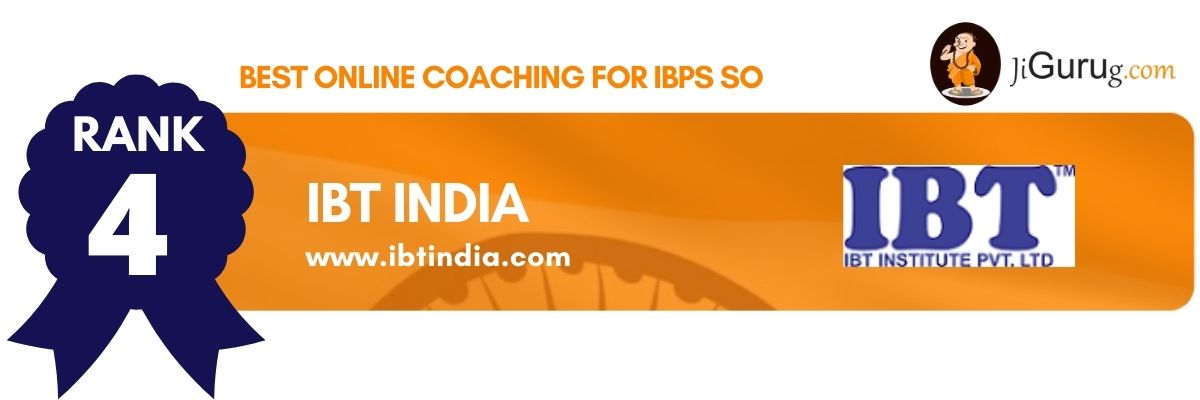 Top IBPS SO Online Coaching Institutes