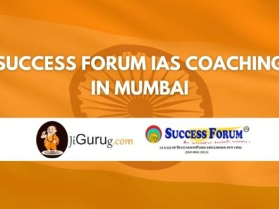 Success Forum IAS Coaching in Mumbai Review