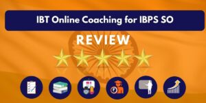 Review of IBT Online Coaching for IBPS SO