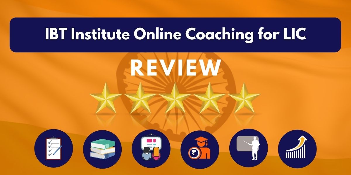 Review of IBT Institute Online Coaching for LIC