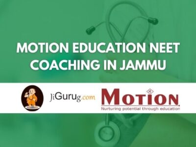 Motion Education NEET Coaching in Jammu Review