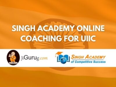 Singh Academy Online Coaching For UIIC Review