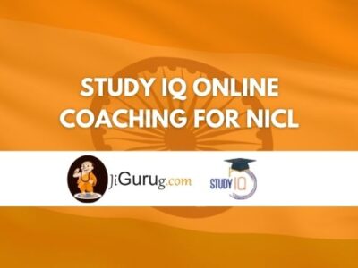 Study IQ Online Coaching For NICL Review
