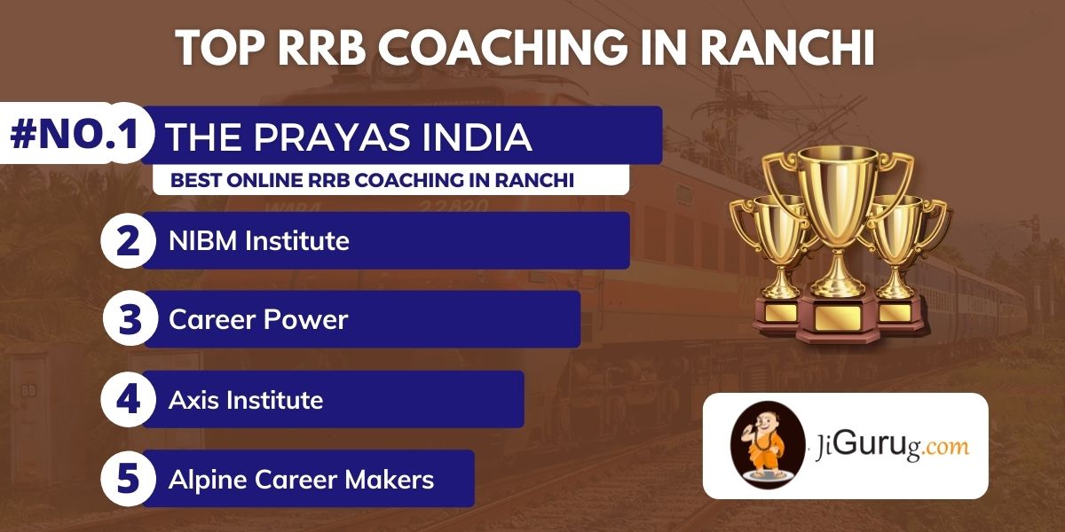 List of Top Railway Exam Coaching Institutes in Ranchi