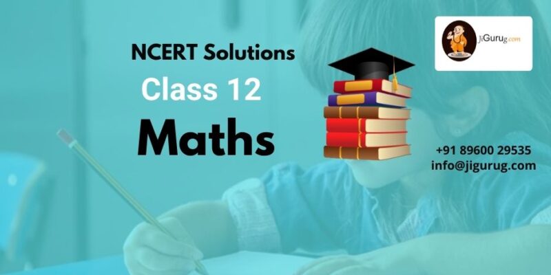 NCERT Solutions Class 12 Maths