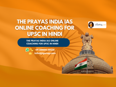 The Prayas India IAS Online Coaching IAS in Hindi