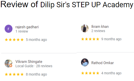 Review of Dilip Sir's STEP UP Academy.