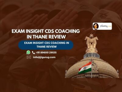 Review of Exam Insight CDS Coaching in Thane