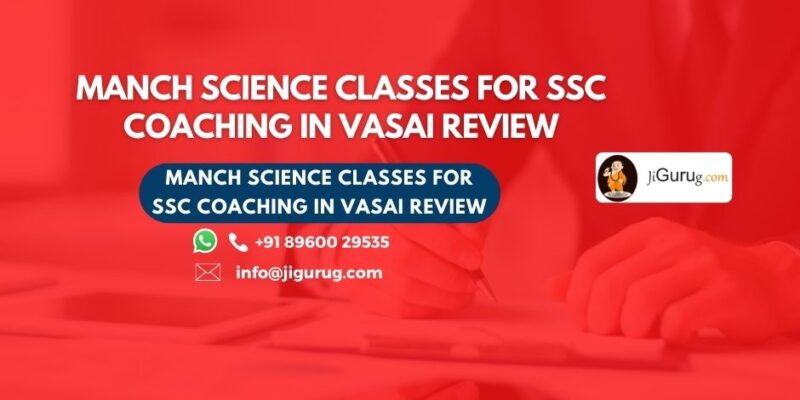 Manch Science Classes for SSC Coaching in Vasai Review.