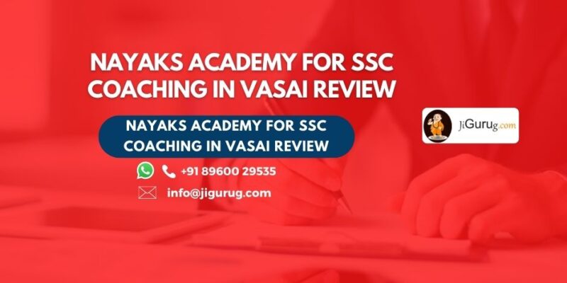 Nayaks Academy for SSC Coaching in Vasai Review.