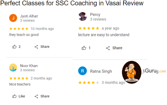 Perfect Classes for SSC Coaching in Vasai Review.