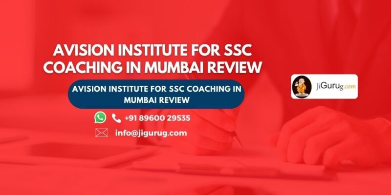 Avision institute for SSC Coaching in Mumbai Review