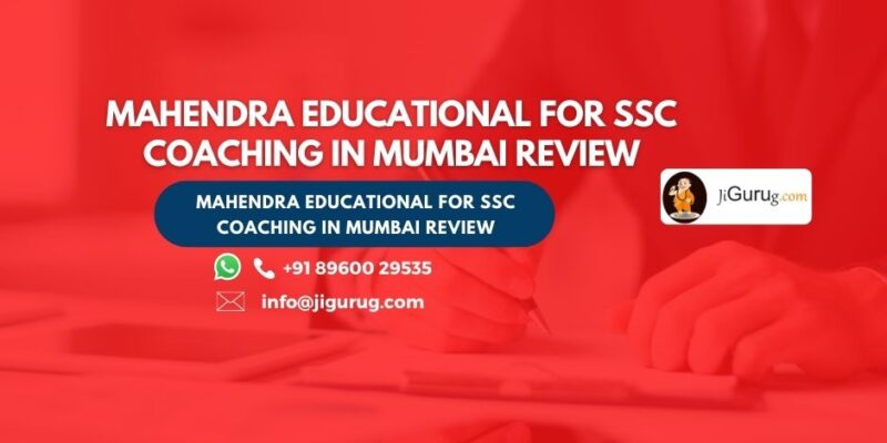 Mahendra Educational for SSC Coaching Review