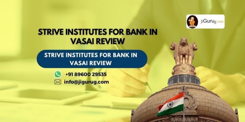 Review of Strive Institutes for Bank in Vasai.