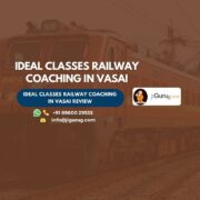 Ideal Classes Railway Coaching in Vasai Review.