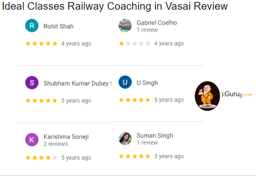 Ideal Classes Railway Coaching in Vasai Reviews.