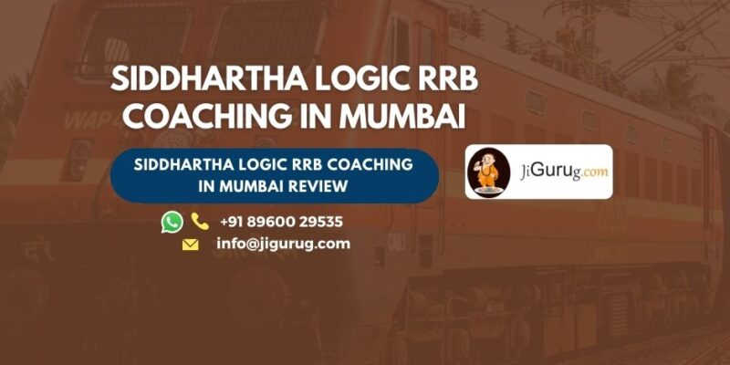 Siddhartha Logic RRB Coaching in Mumbai Review