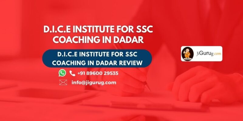 D.I.C.E Institute For SSC Coaching in Dadar Review.