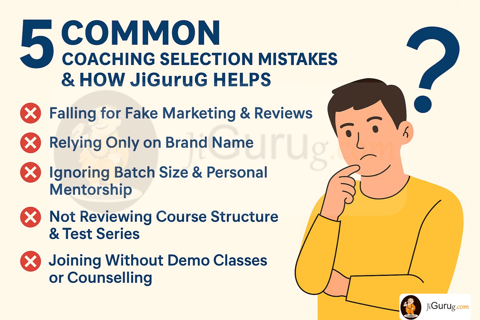 5 Common Mistakes Students Make While Choosing a Coaching Institute