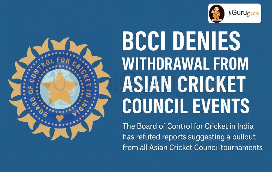 BCCI Denies Withdrawal from Asian Cricket Council Events Rumors Dismissed