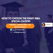 How to Choose the Right MBA Specialization