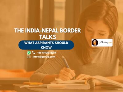 The India-Nepal Border Talks