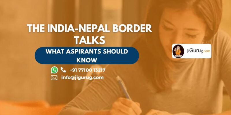 The India-Nepal Border Talks 1 The India-Nepal Border Talks