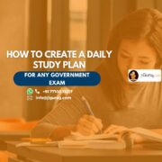 How to Create a Daily Study Plan for Any Government Exam