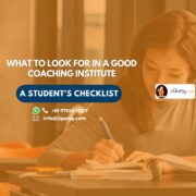 What to Look for in a Good Coaching Institute