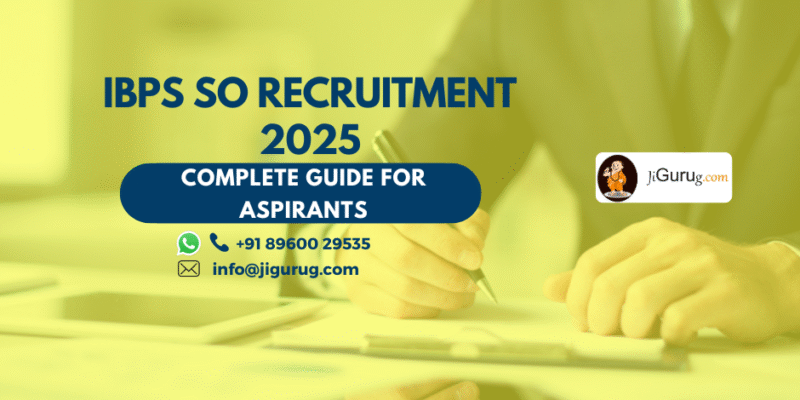 IBPS SO Recruitment 2025 1 IBPS SO Recruitment 2025